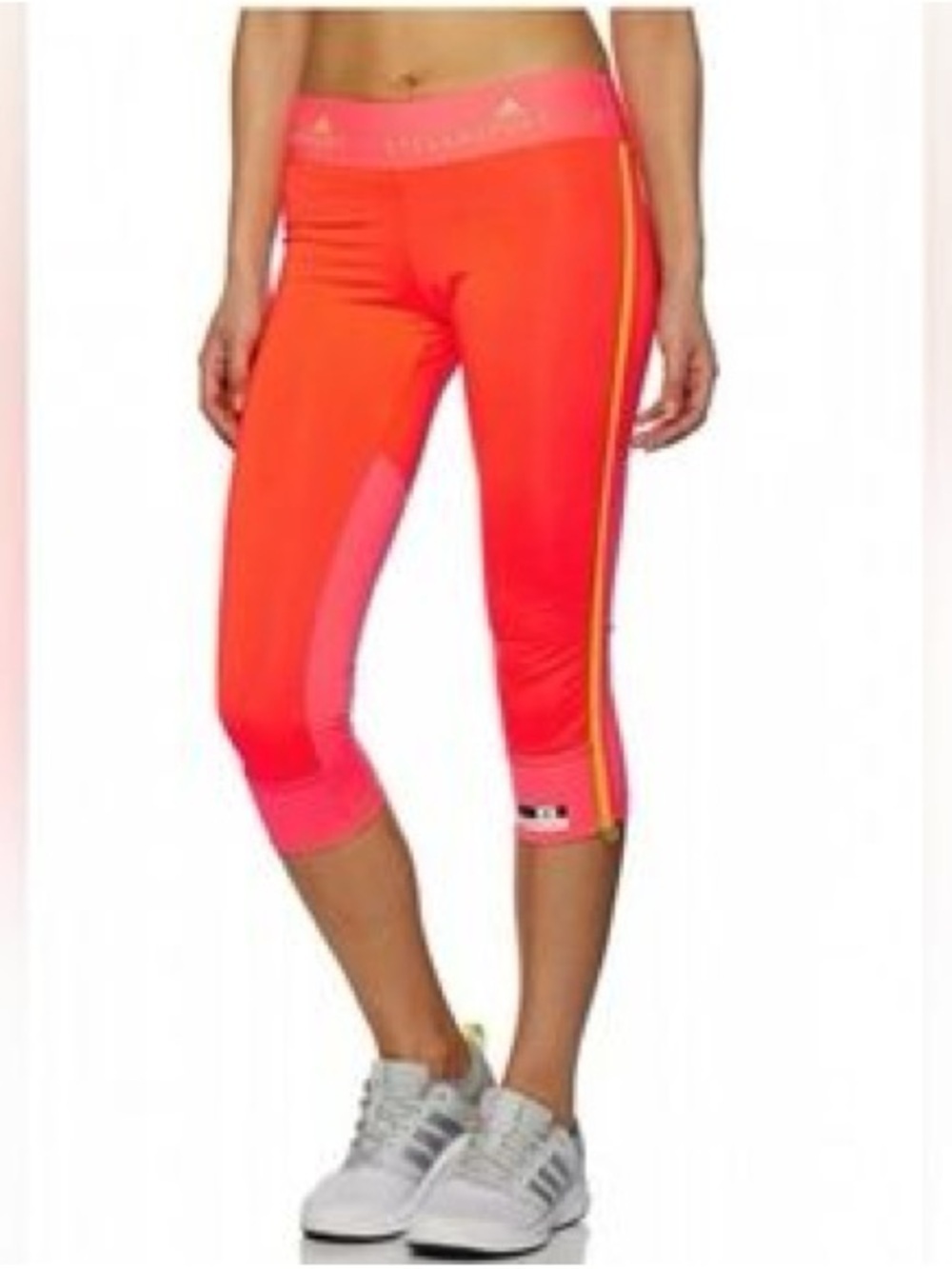 Women’s Neon Orange & Pink Athletic Leggings